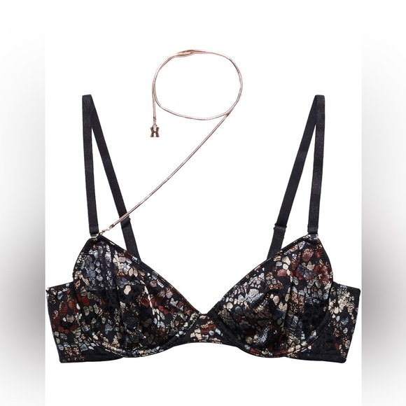 NWT Savage X Fenty Cold-Hearted Unlined Demi Lace Bra 40D - Picture 2 of 5